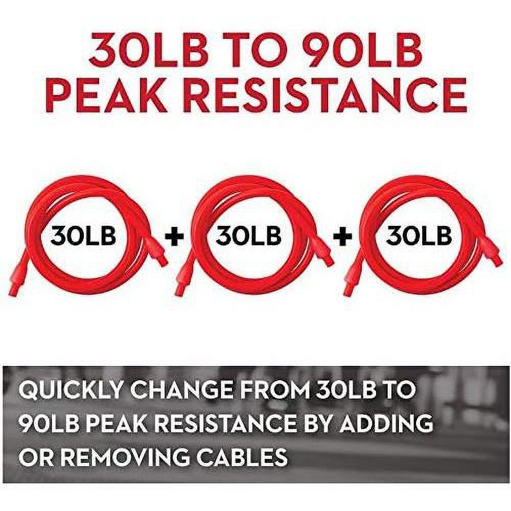 3 Extra Chest Expander Cables - 70 Lb B9965