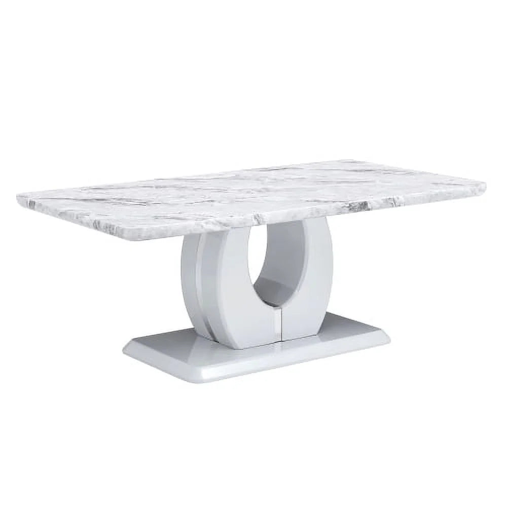 Gray MDF Rectangular Dining Table L13007