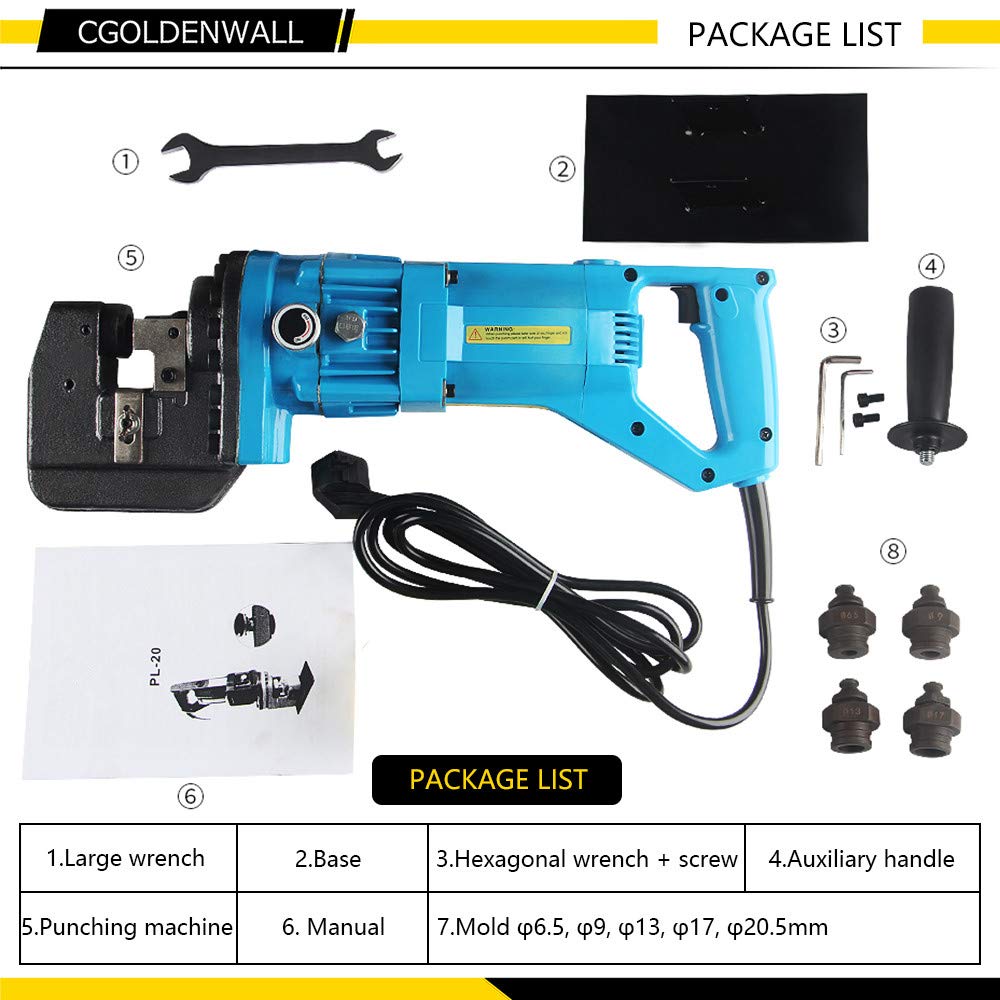 Hydraulic Hole Punching Tool for Steel Plate Iron Plate Aluminum Plate E61063