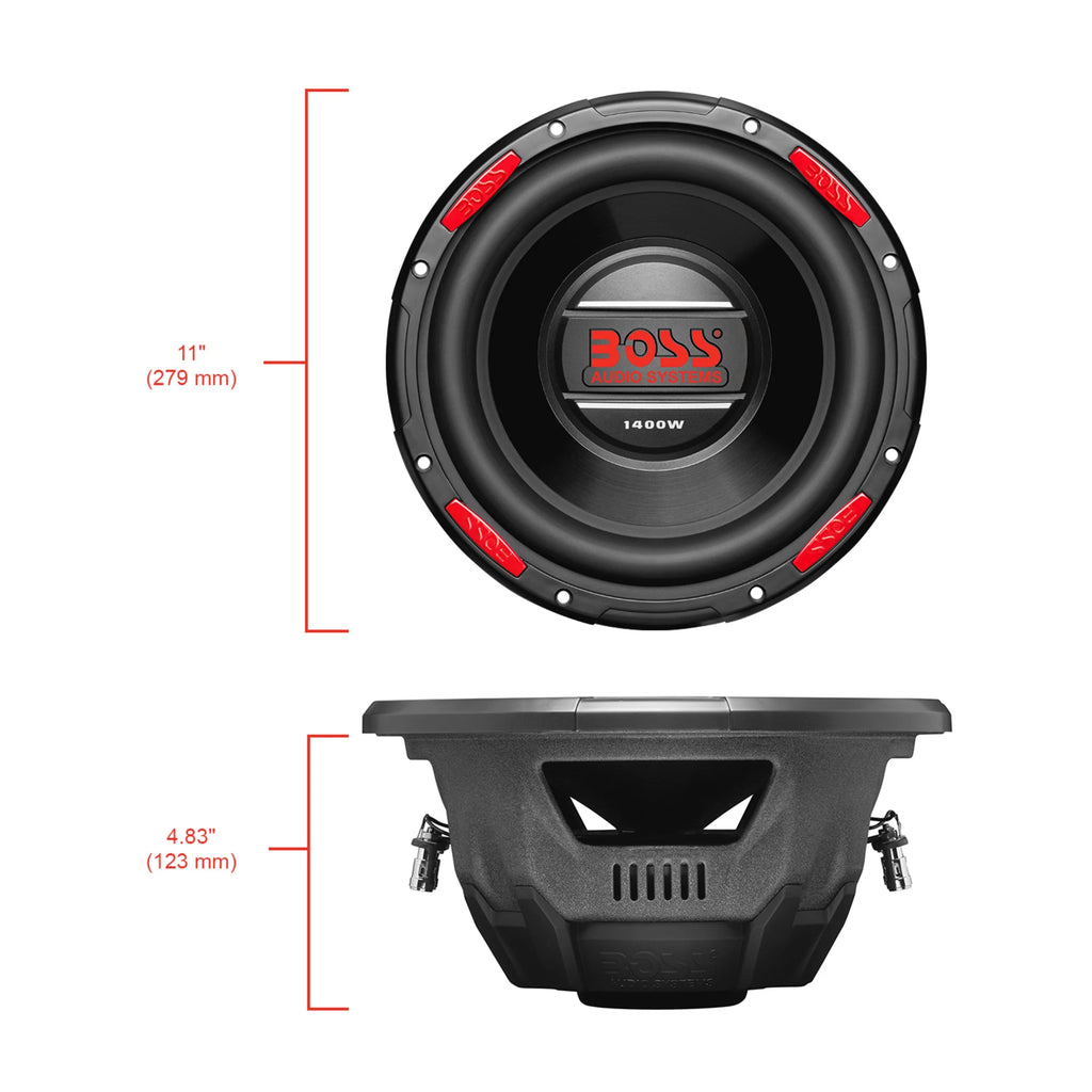 10 Inch Dual 4 Ohm Car Audio Subwoofer N7194