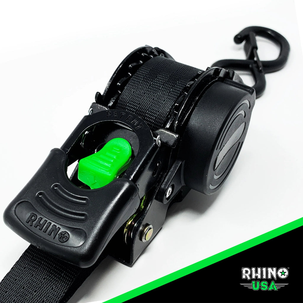 2 x 10' Retractable Ratchet Straps 2-Pack C5683