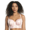 Petal Pink Dot Longline Bra Z42579