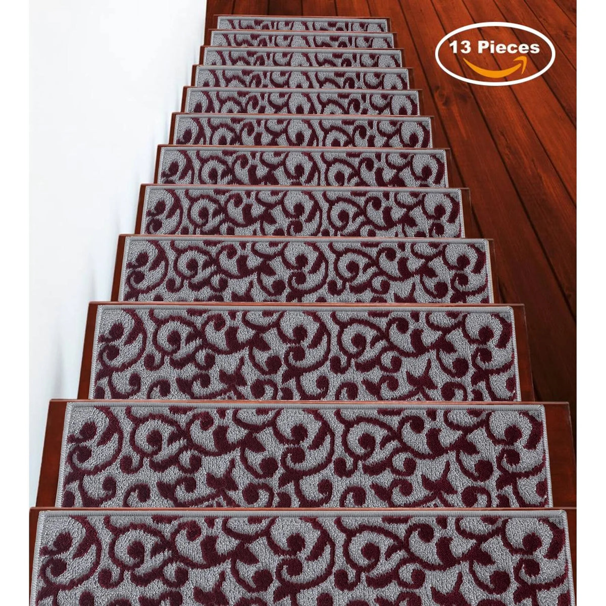 Red Polypropylene Stair Treads 13-Pack K223