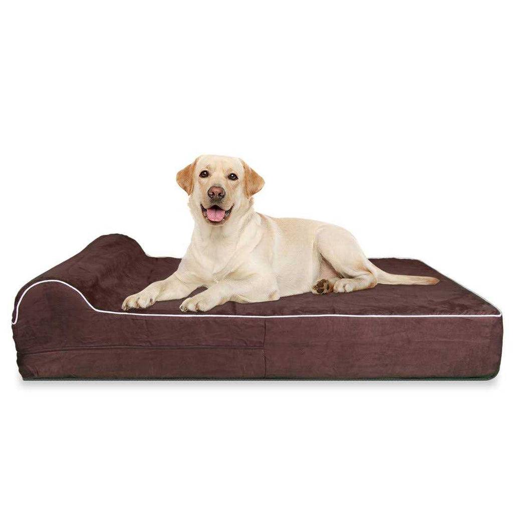 Dog Bed with Pillow Memory Foam V656667
