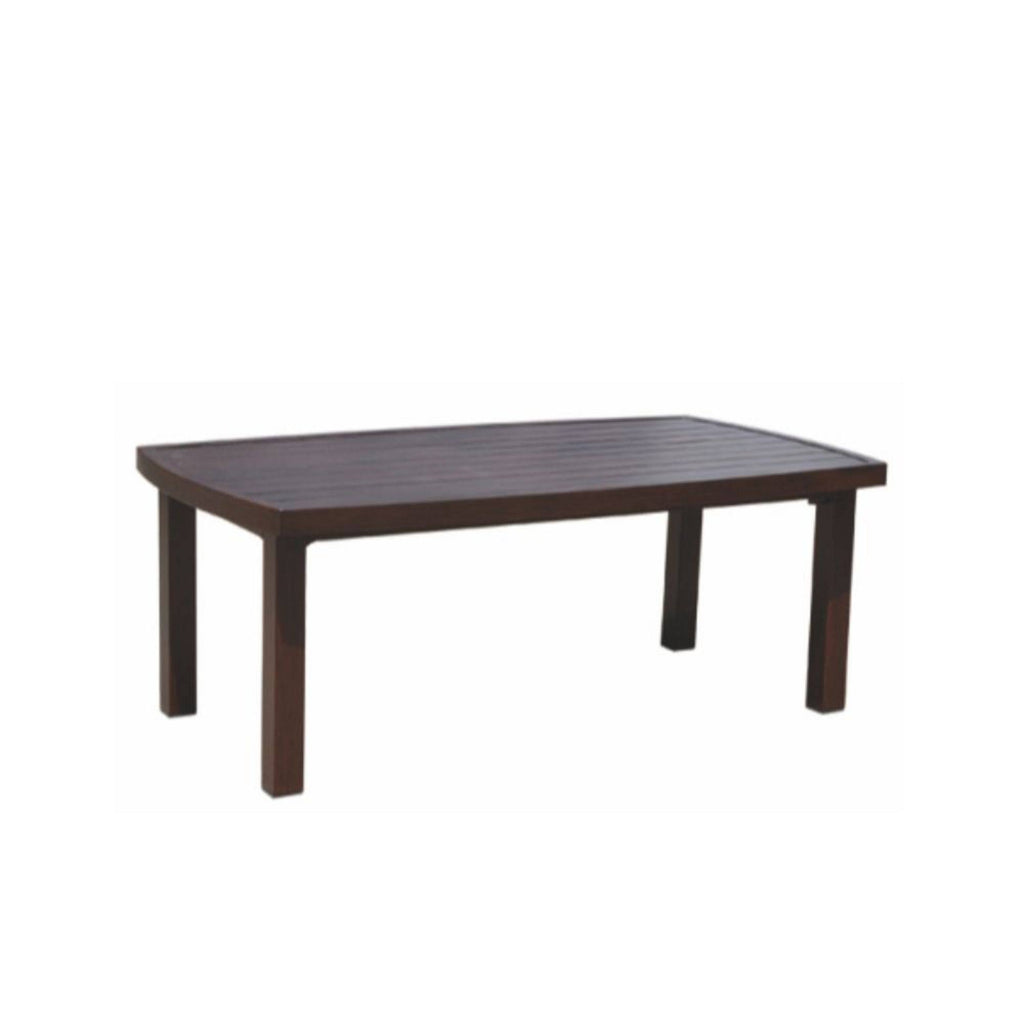 Black Rectangle Aluminum Coffee Table M61688