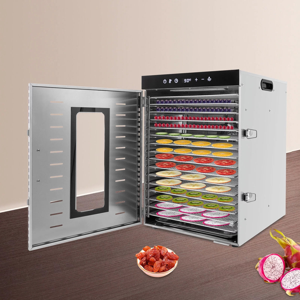 16 Trays Stainless Steel Food Dehydrator V6923