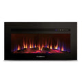31 in. Glass Face Crystal Log Set Fireplace W75112