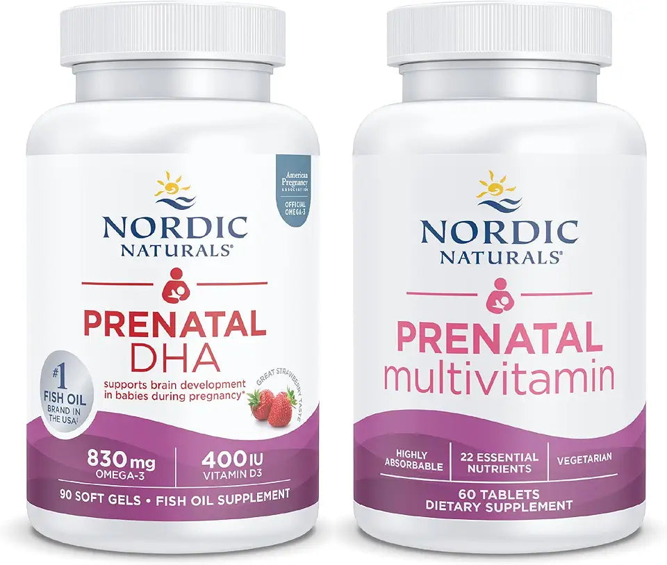 Prenatal DHA and Prenatal Multivitamin Tablets J213