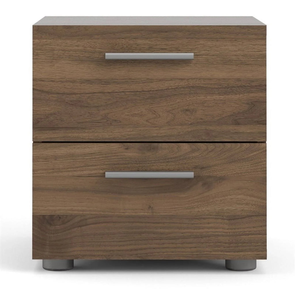 2 Drawer Walnut Nightstand M282