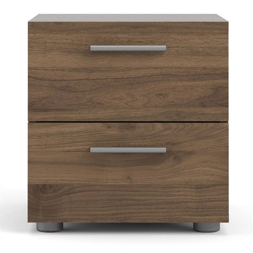 2 Drawer Walnut Nightstand M282