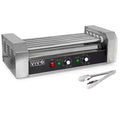 12 Hot Dog & 5 Roller Grill Cooker Warmer Machine X2001