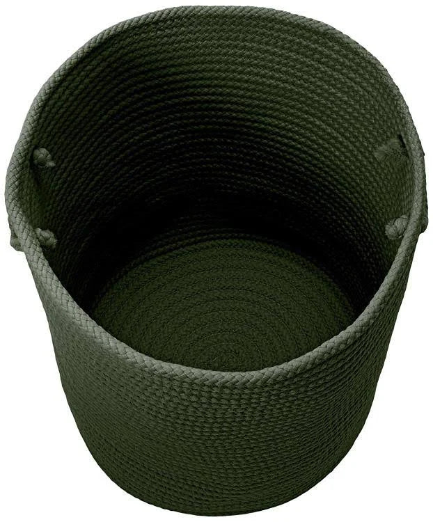Dark Green 16x16x24 Hamper with Lid V9221