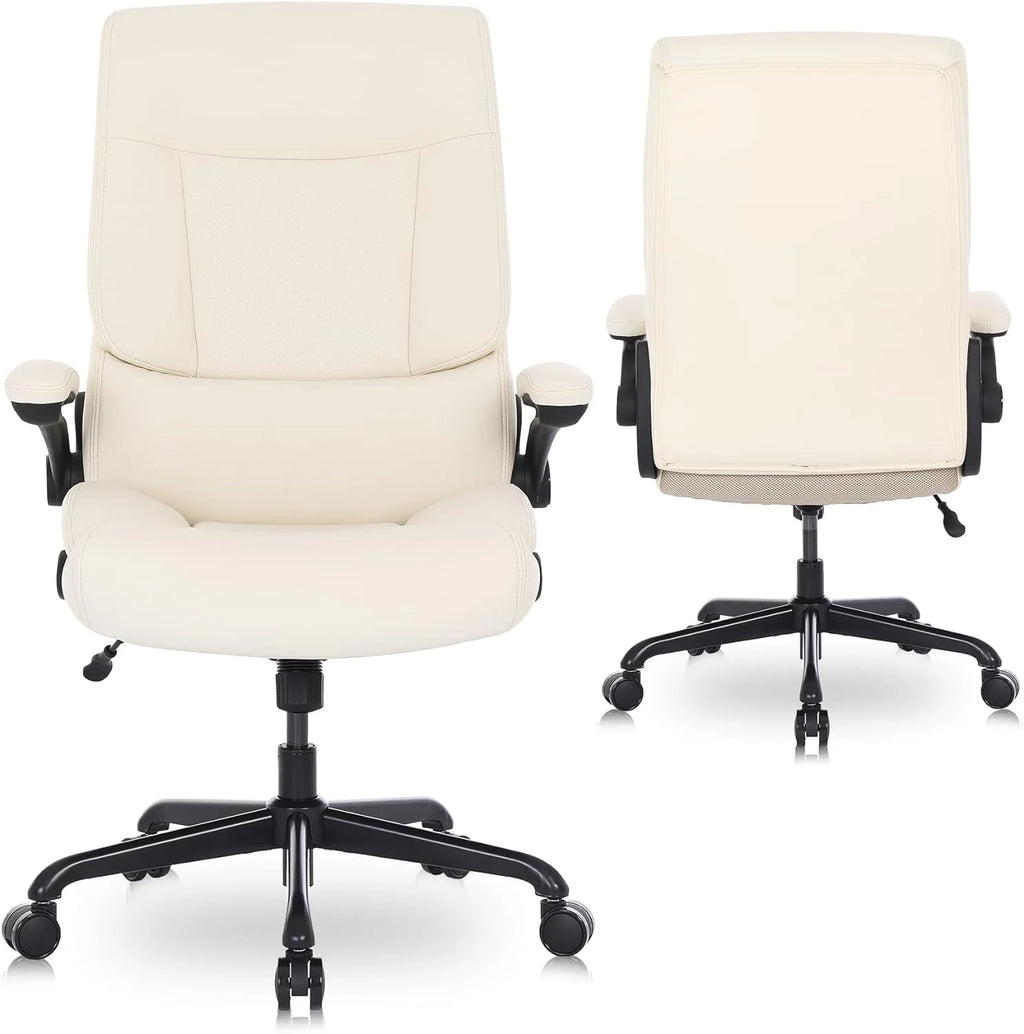 Black Big and Tall Ergonomic Office Chair with Lumbar Support K63452