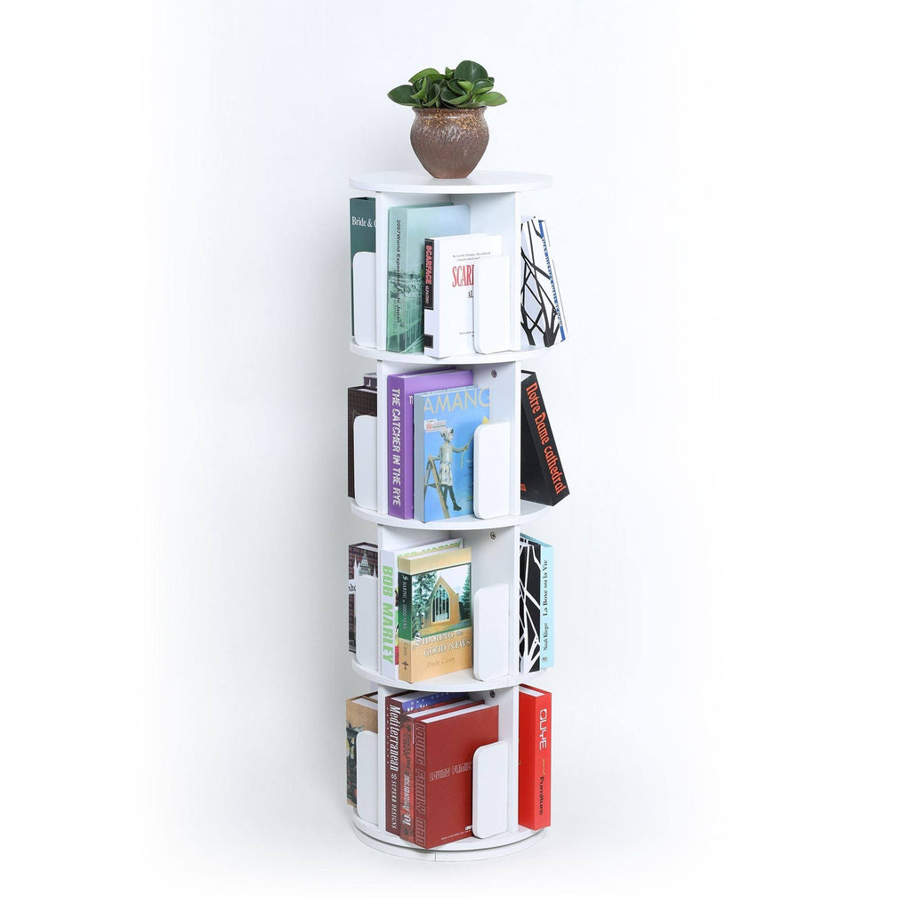 Dark Walnut Rotating Bookshelf W9859