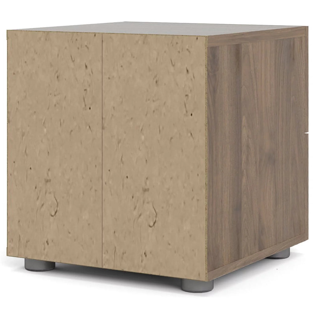 2 Drawer Walnut Nightstand M282