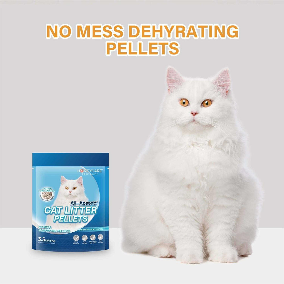 Cat Litter Pellets Zeolite Odor Control W57824