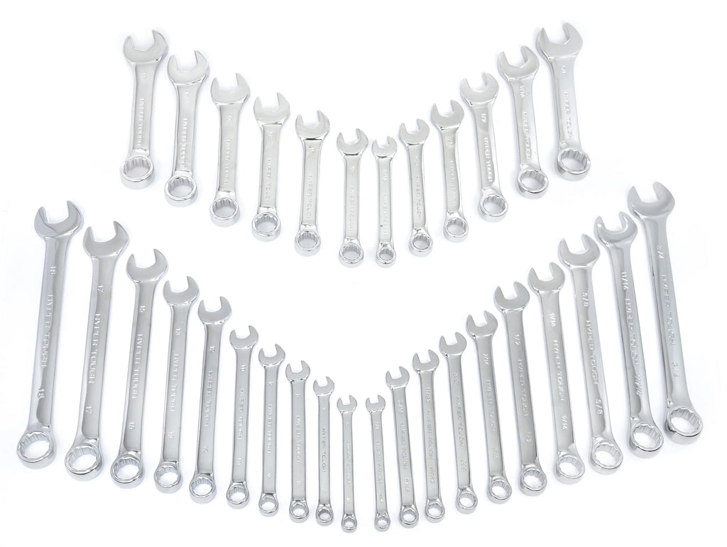 32-Piece Combination Wrench Set, Metric & SAE O874935