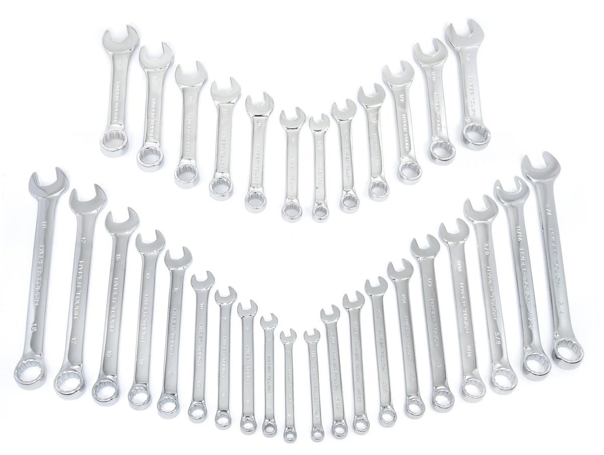 32-Piece Combination Wrench Set, Metric & SAE O874935