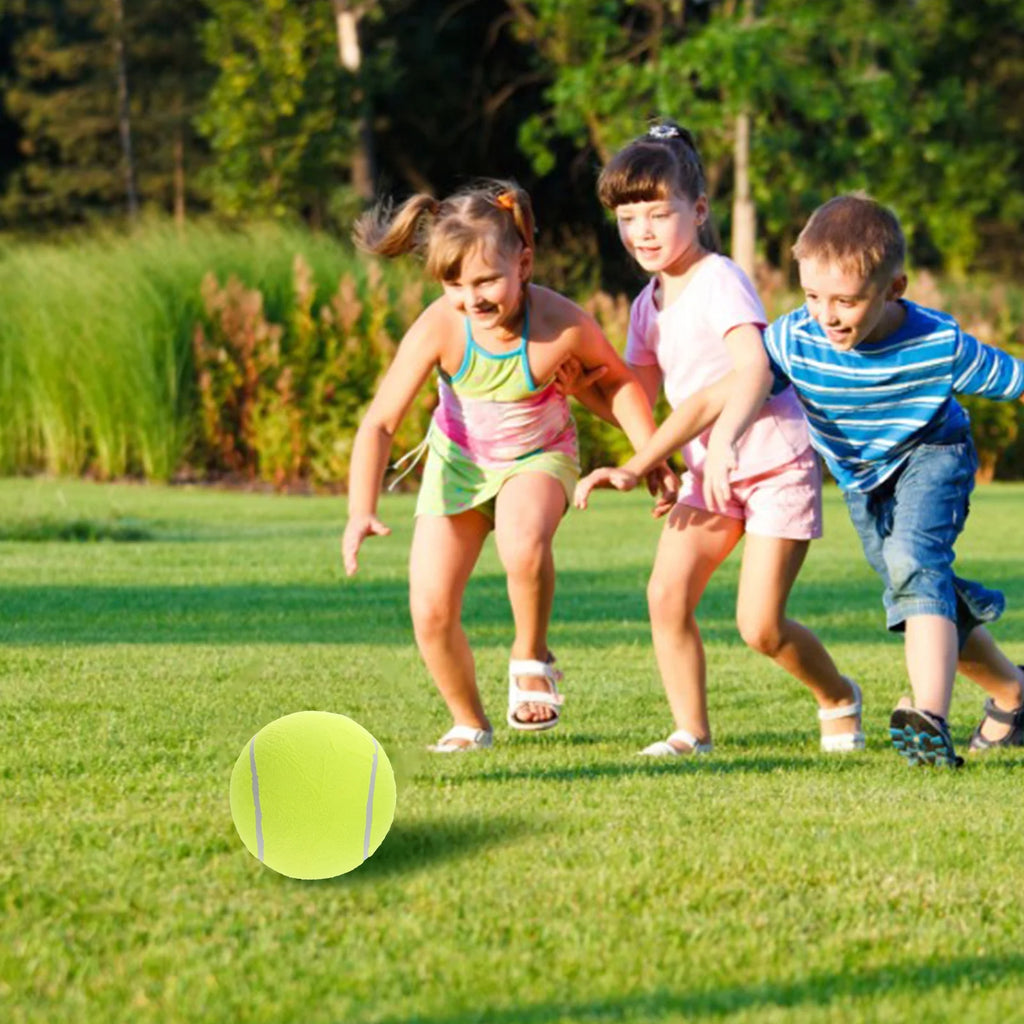 Yellow Inflatable Flannel Tennis Ball D117