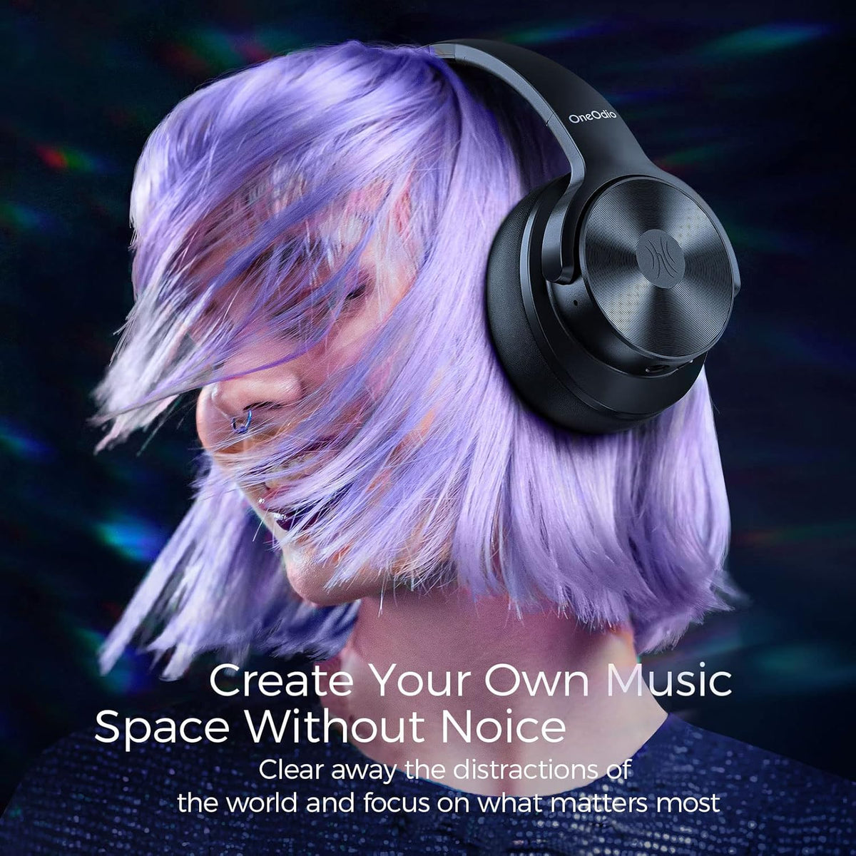 Active Noise Cancelling Wireless Over Ear Bluetooth Headphones G242