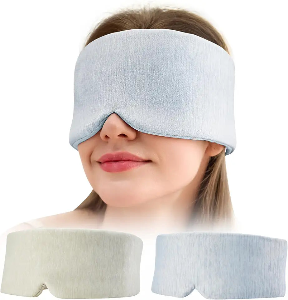 2 Pack Cooling Fabric Adjustable Sleep Masks P4065