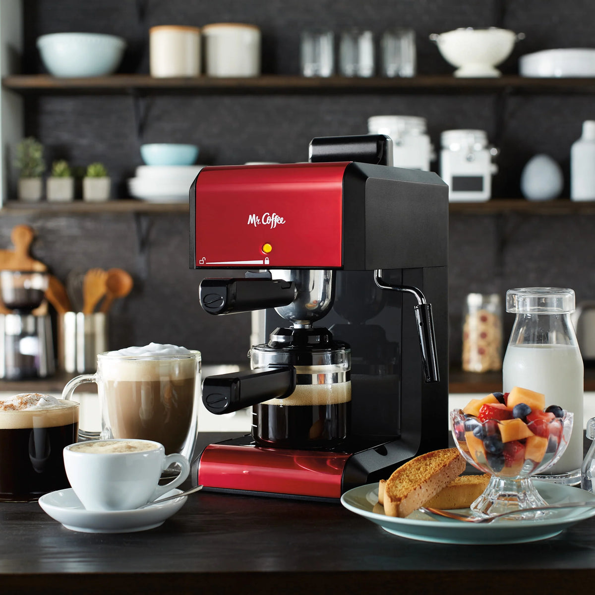 Automatic Espresso and Cappuccino Machine, 20 oz, Silver X760