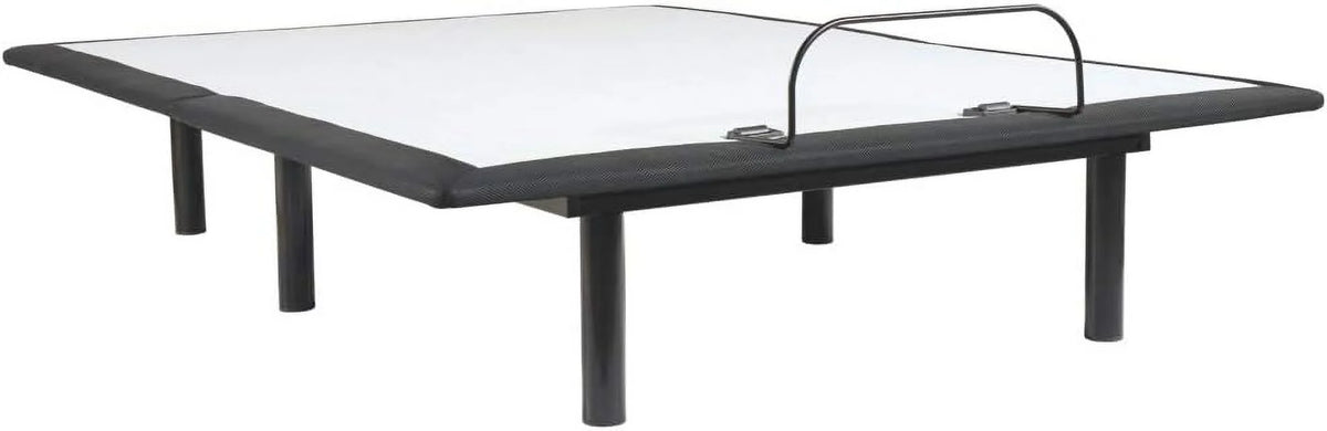 King Black Metal Bed A223783