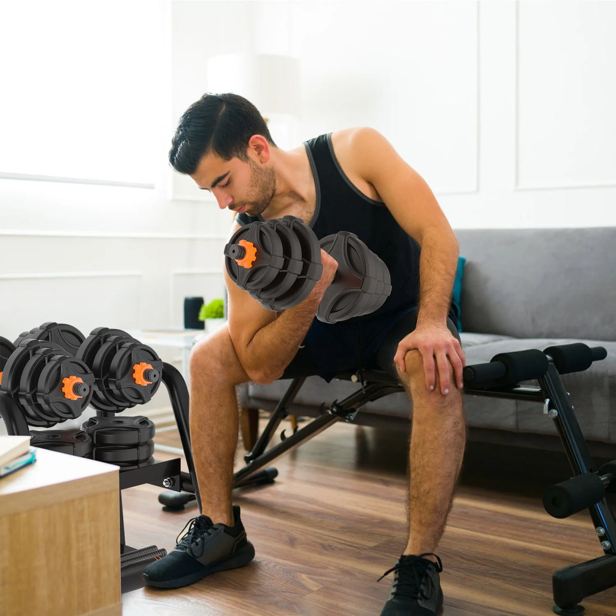 Adjustable Weight Dumbbell Set 4 in 1 L244621