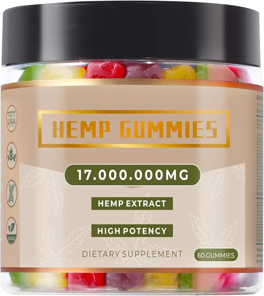 Hemp Gummies Supplements 60 Count K872