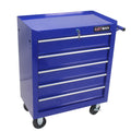 Blue 5 Drawers Rolling Tool Chest Cabinet with Wheels U731