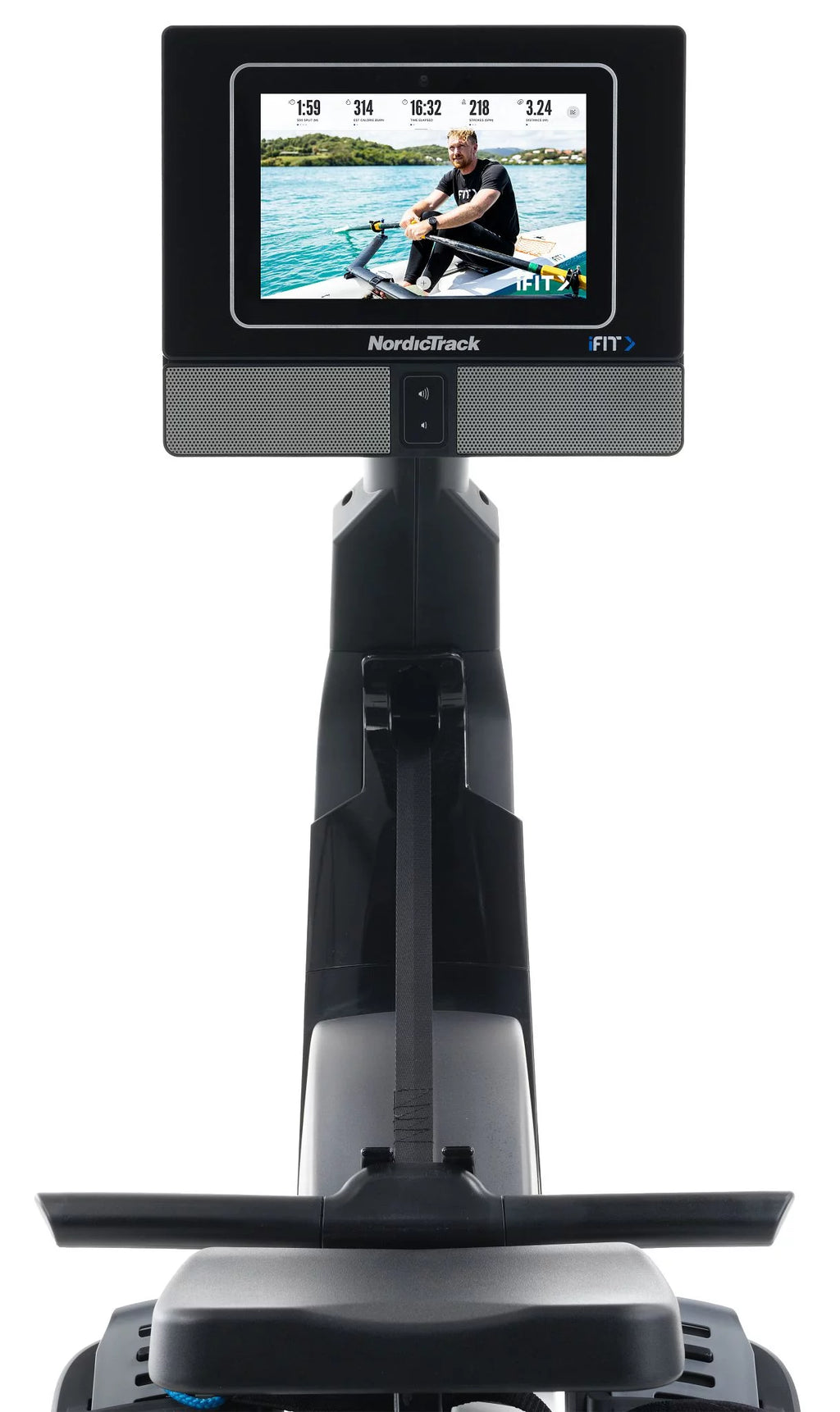 Rower with 10” Pivoting Touchscreen E80459
