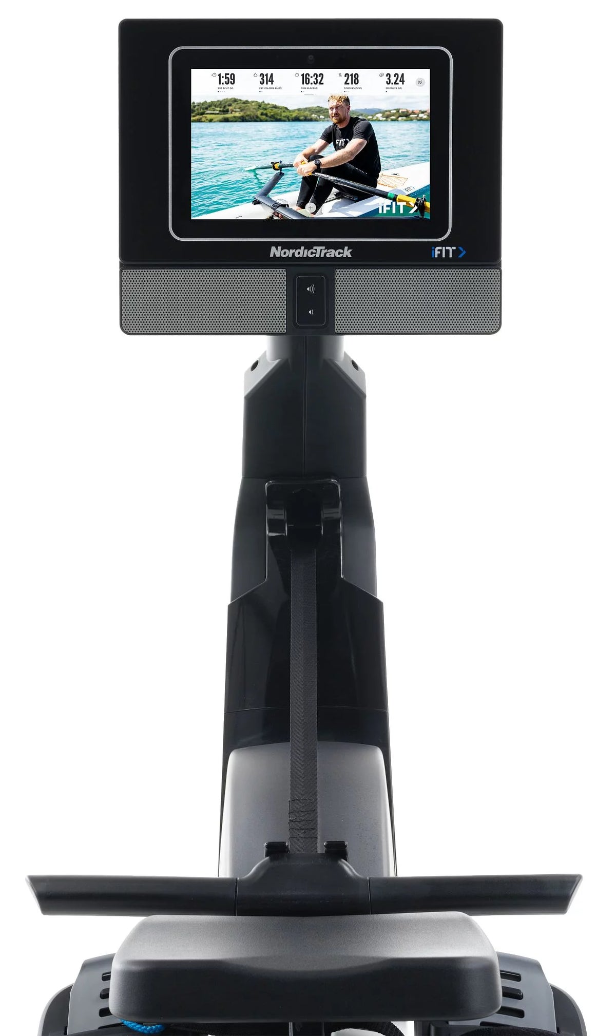 Rower with 10” Pivoting Touchscreen E80459