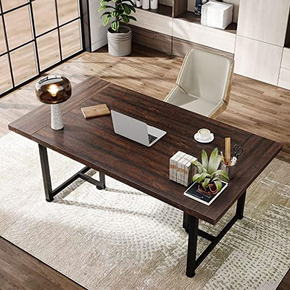 Brown Wooden Executive Desk Y985831