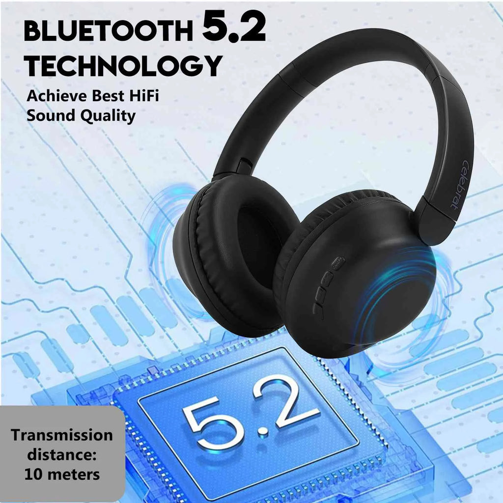 Wireless Bluetooth Over The Ear Headphones with Mic E290
