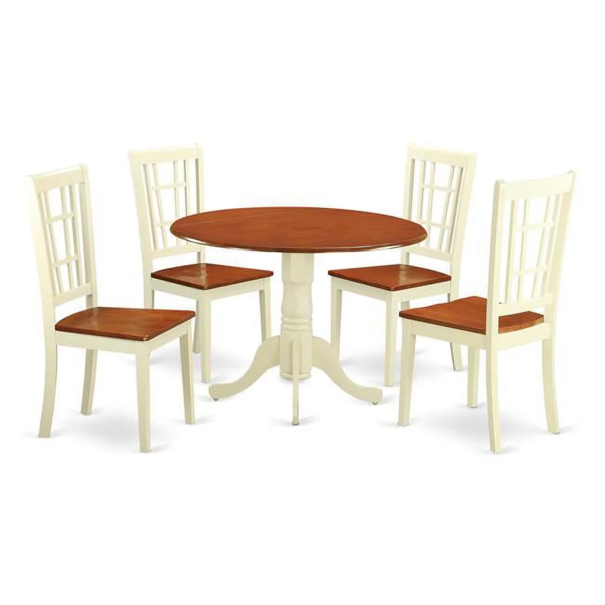 5 Piece Dining Room Set with Table & 4 Chairs L510