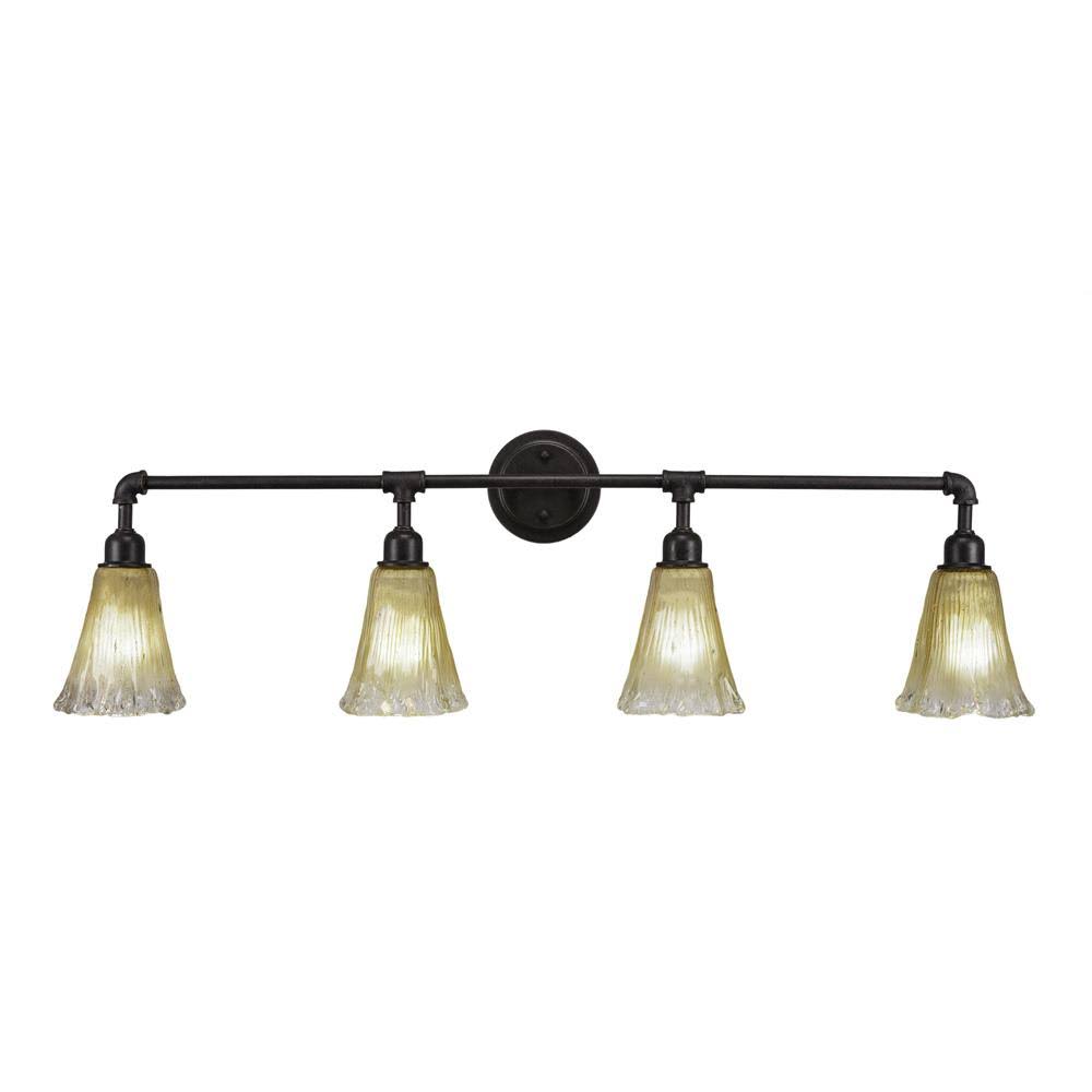 Four Light Bath Bar Dark Granite Z420